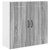 vidaXL Sein&auml;kaappi PORTO Harmaa Sonoma 80 x 31 x 80 cm Tekninen puu