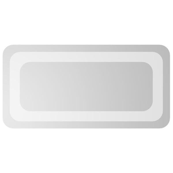 vidaXL Kylpyhuoneen LED-peili 20x40 cm