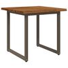 vidaXL El&auml;v&auml; Reunakynttil&auml;ruokap&ouml;yt&auml; 80 x 80 x 75 cm Tihe&auml; akasiapuu