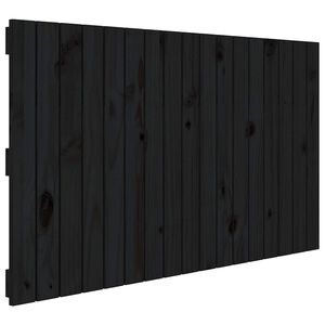 vidaXL S&auml;ngynp&auml;&auml;ty sein&auml;lle musta 108x3x60 cm t&auml;ysi m&auml;nty