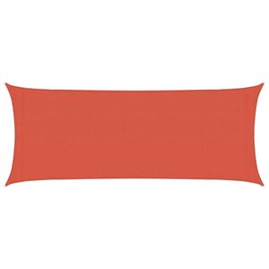 vidaXL Aurinkopurje 160 g/m&sup2; terrakotta 2x4,5 m HDPE