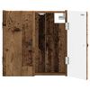 vidaXL Dartboard-kaappi BREDA Vanha puu 52,5 x 10,5 x 53,5 cm