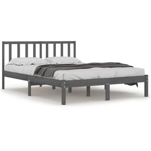 vidaXL S&auml;ngynrunko harmaa t&auml;ysi m&auml;nty 200x200 cm