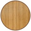 vidaXL Py&ouml;re&auml; Matto Luonnonv&auml;rinen 80 cm Bambu