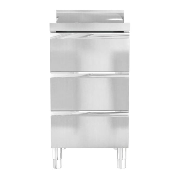 vidaXL Keittiön kaapit 2 kpl ruostumaton teräs