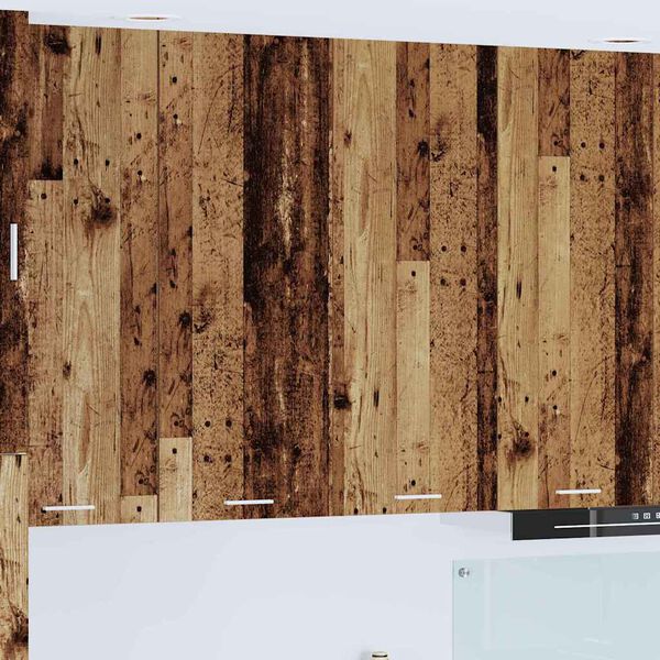 vidaXL Henkarikaappi ovella Vanha puu 80 x 31 x 100 cm Tekninen puu