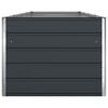 vidaXL Kukkalaatikko Antrasiitti 195 x 100 x 45 cm Galvanoitu ter&auml;s