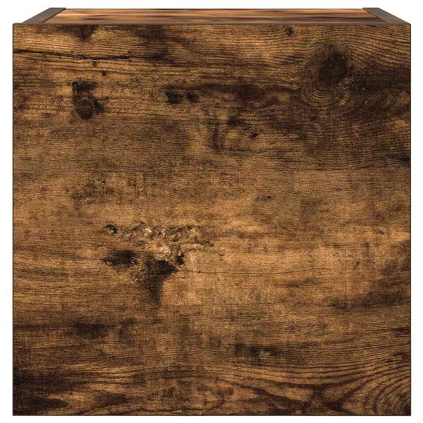 vidaXL Seinäkiinnitettävä TV-kaappi savutammi 30,5x30x30 cm