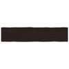 vidaXL P&ouml;yt&auml;levy ruskea 180x40x(2-6)cm k&auml;sitelty t&auml;ystammi el&auml;v&auml; reuna