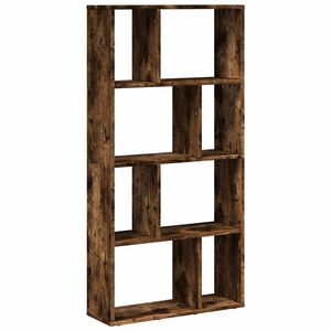 vidaXL Kirjahylly savutammi 60x20x120,5 cm tekninen puu