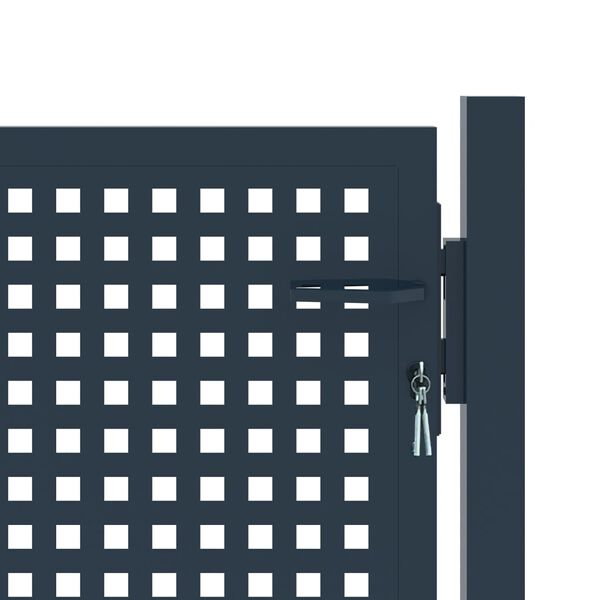 vidaXL Aitaportti antrasiitti 102x100 cm ter&auml;s