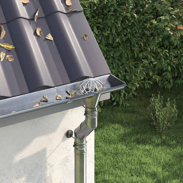 vidaXL R&auml;nnin lehden suojus 2 pcs Hopea 50 mm Ruostumaton ter&auml;s