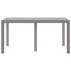 vidaXL Puutarhan ruokap&ouml;yt&auml; Vaaleanharmaa 150 x 100 x 73 cm