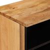 vidaXL TV-kaappi Luonnollinen 80 x 33,5 x 46 cm Kiinte&auml; mango puu