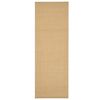 vidaXL Matto luonnollinen sisal 100x100 cm