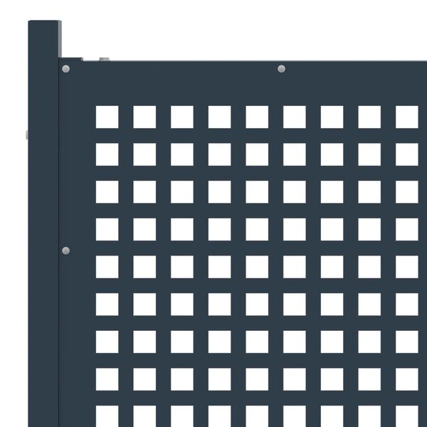 vidaXL Puutarha-aita ter&auml;s 178x125 cm antrasiitti