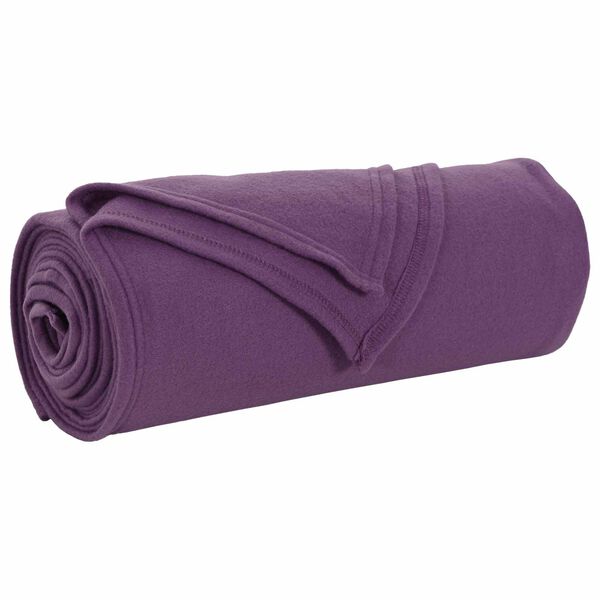 vidaXL Heittop&auml;&auml;llys 6 pcs Violetti 240 x 220 cm Fleese