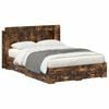 vidaXL S&auml;nkykehys varastolla Savutammi 5FT King Size Tekninen puu