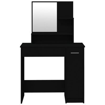 VidaXL Peilipöytä musta 86,5x35x136 cm