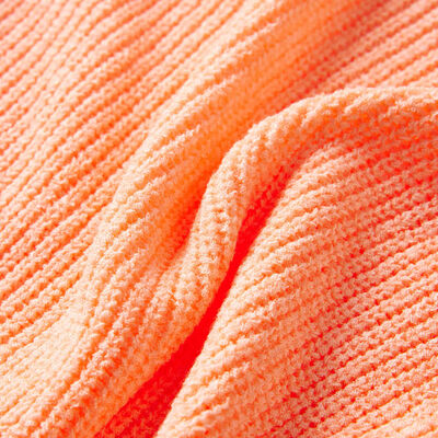 Lasten neulepaita kirkkaan oranssi 92