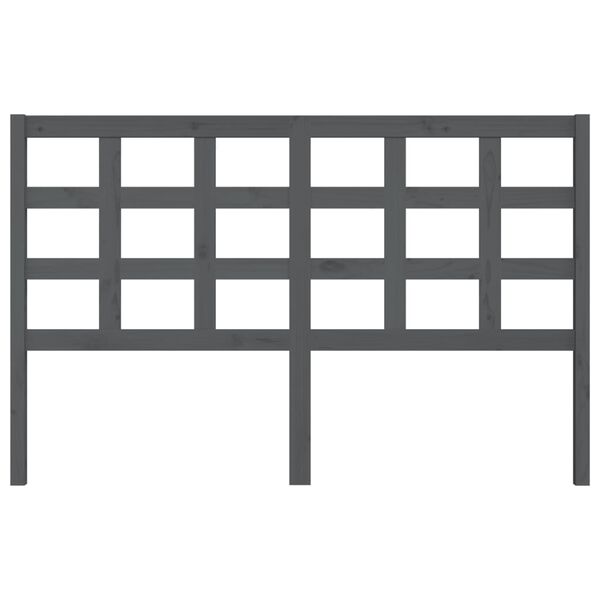 vidaXL S&auml;ngynp&auml;&auml;ty harmaa 156x4x100 cm t&auml;ysi m&auml;nty