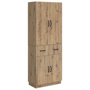 vidaXL Kaappisarja 2 pcs Artisaanitammi Tekninen puu