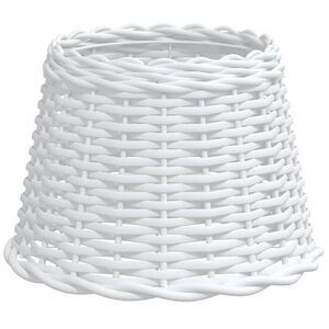 vidaXL Lampunvarjostin valkoinen &Oslash;30x20 cm paju