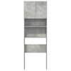 vidaXL Pesukone Kaappi Betonin Harmaa 64x24x190 cm Suunniteltu puu
