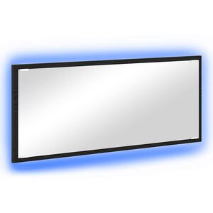 vidaXL Peili peilill&auml; Musta tammi. 90 x 8,5 x 37 cm Tekninen puu