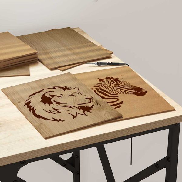 vidaXL Dekoripaneelit 50 pcs Artisan tammi 21 x 30 x 0,27 cm