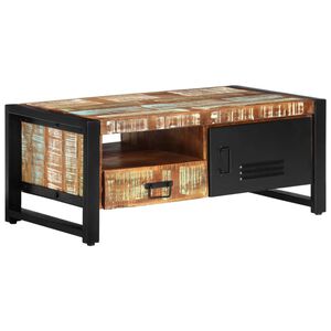 vidaXL Sohvap&ouml;yt&auml; 100x50x41 cm kierr&auml;tetty t&auml;yspuu