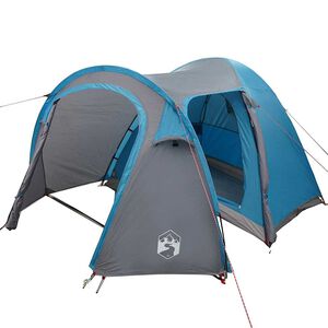 vidaXL Kupoliteltta Kupoli katolla Sininen 384 x 254 x 170 cm