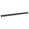 vidaXL Nurmireunus 30 pcs 102 x 4 x 4 cm Ter&auml;s Musta
