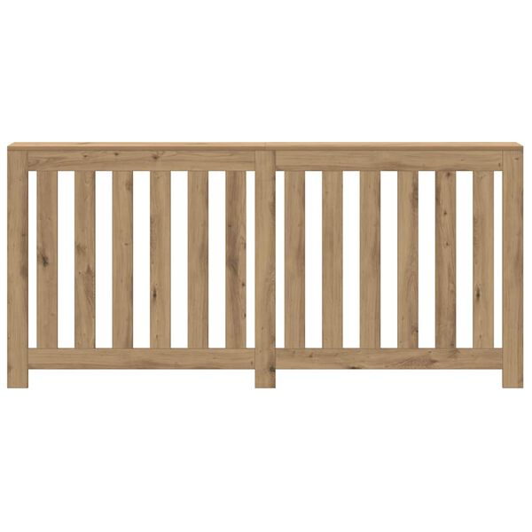 vidaXL Lämpöpatterin suoja artesaanitammi 175x20x82 cm tekninen puu