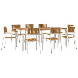vidaXL Ulkoterassitarjotin 9 kpl 200 x 90 x 75 cm