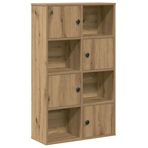 vidaXL Kirjahylly artesaani tammi 60x24x101,5 cm tekninen puu