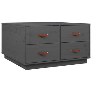 vidaXL Sohvap&ouml;yt&auml; harmaa 80x80x45 cm t&auml;ysi m&auml;nty