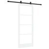 vidaXL Liukuovi ORKDAL 83 x 202 cm T&auml;ysi m&auml;nty ja lasi