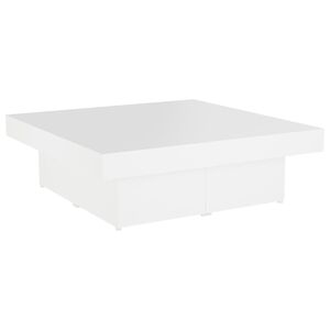 vidaXL Sohvap&ouml;yt&auml; valkoinen 90x90x28 cm tekninen puu