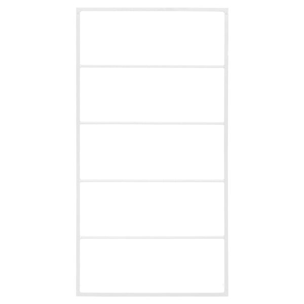 vidaXL Pyyheteline valkoinen 60x10x116 cm teräs