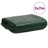 vidaXL Pressu vihreä 5x7 m 650 g/m²
