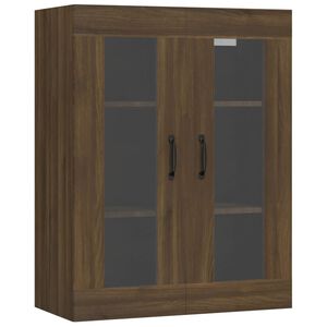 vidaXL Riippuva sein&auml;kaappi ruskea tammi 69,5x34x90 cm