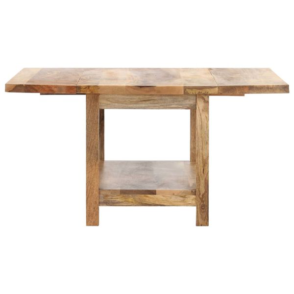 vidaXL Jatkettava sohvapöytä 90x(45-90)x45 cm täysi mangopuu