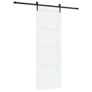 vidaXL Liukuovi ORKDAL 83 x 232 cm T&auml;ysi m&auml;nty valkoinen