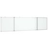 vidaXL Magneettinen taitettava tussitaulu 200x50x1,7 cm cm alumiini