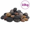 vidaXL Kiillotetut kivet 10 kg moniv&auml;rinen 5-8 cm
