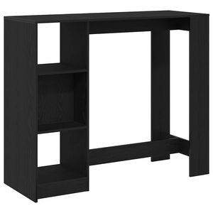 vidaXL Baarip&ouml;yt&auml; 124 x 46 x 103.5 cm Tekninen puu Musta tammi.