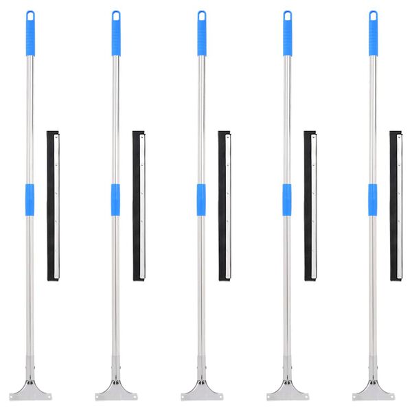 vidaXL Lattialastat 5 kpl 45x122,5 cm teräs ja kumi