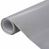vidaXL Auton p&auml;&auml;llystekalvot 2 kpl 4D hopea 100x150 cm + 50x150 cm