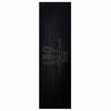 vidaXL Keitti&ouml;matto V&auml;lineet Musta 150 x 45 cm Sametti
